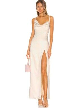 CAMILA COELHO REYNA MAXI DRESS IVORY/CREAM XS